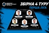 Символічна збірна 4 туру Першої ліги Parimatch чемпіонту Києва