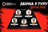 Символічна збірна 9 туру Другої ліги Parimatch