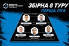 Символічна збірна 8 туру Першої ліги Parimatch чемпіонту Києва